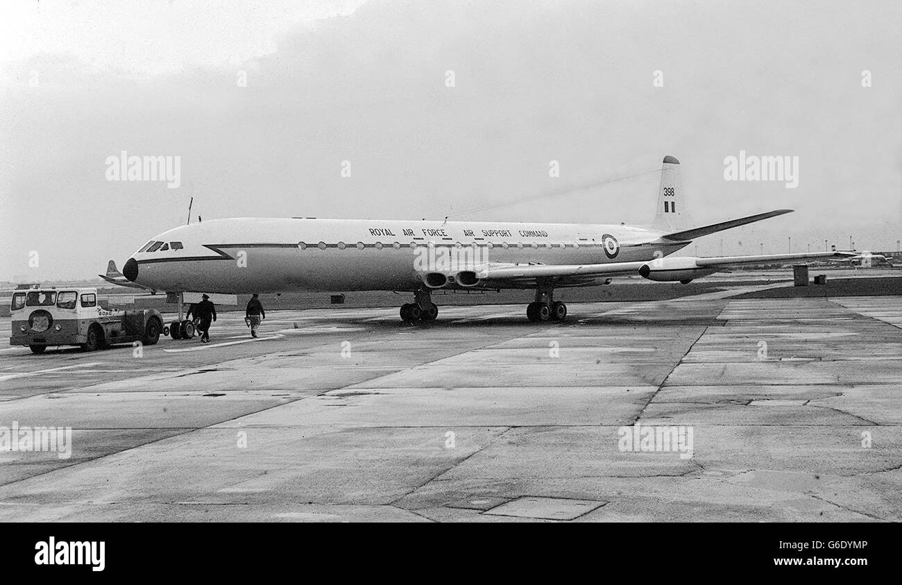 Comet 4B - Comando de Transporte RAF. Comet 4B - Comando de Transporte RAF. Foto de stock
