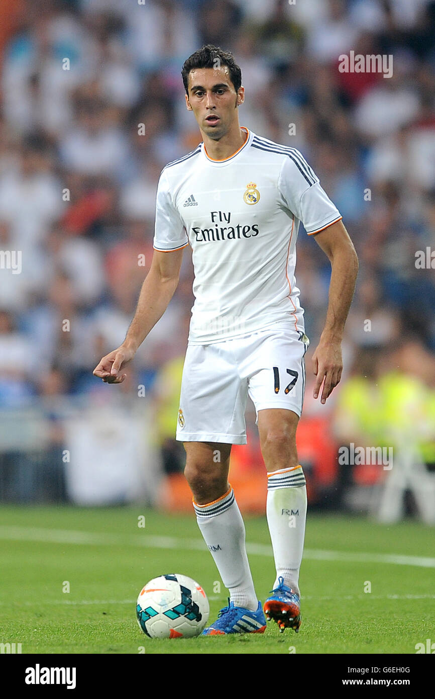 Fútbol - La Liga - Real Madrid contra Getafe - Santiago Bernabeu. Alvaro  Arbeloa, Real Madrid Fotografía de stock - Alamy