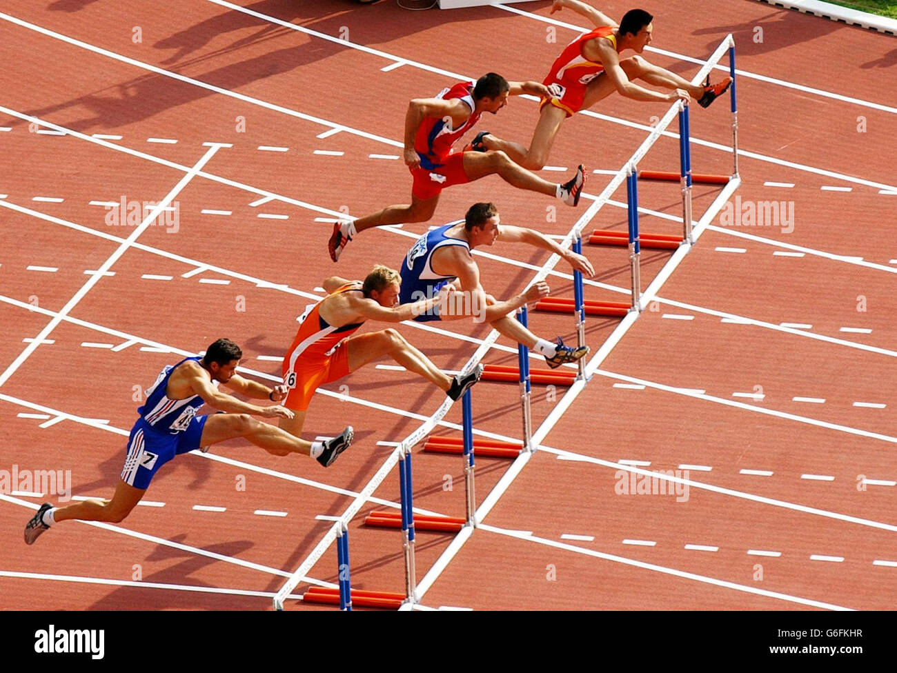 Atletismo acción Decathlon Fotografía de stock - Alamy