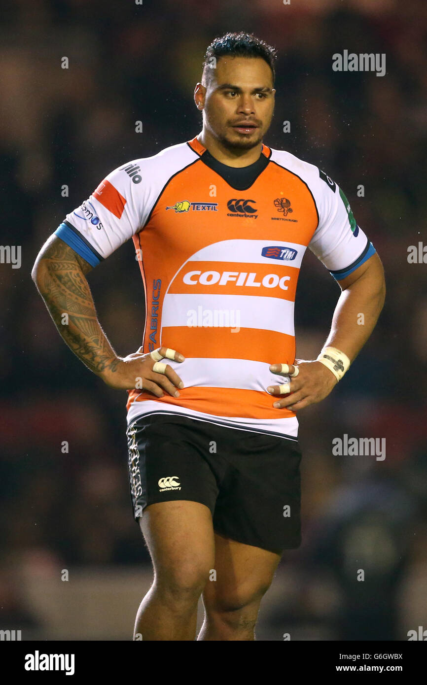 Rugby Union - Heineken Cup - Pool Five - Leicester Tigers contra Benetton  Treviso - Welford Road. Christian Loamanu, Benetton Treviso Fotografía de  stock - Alamy