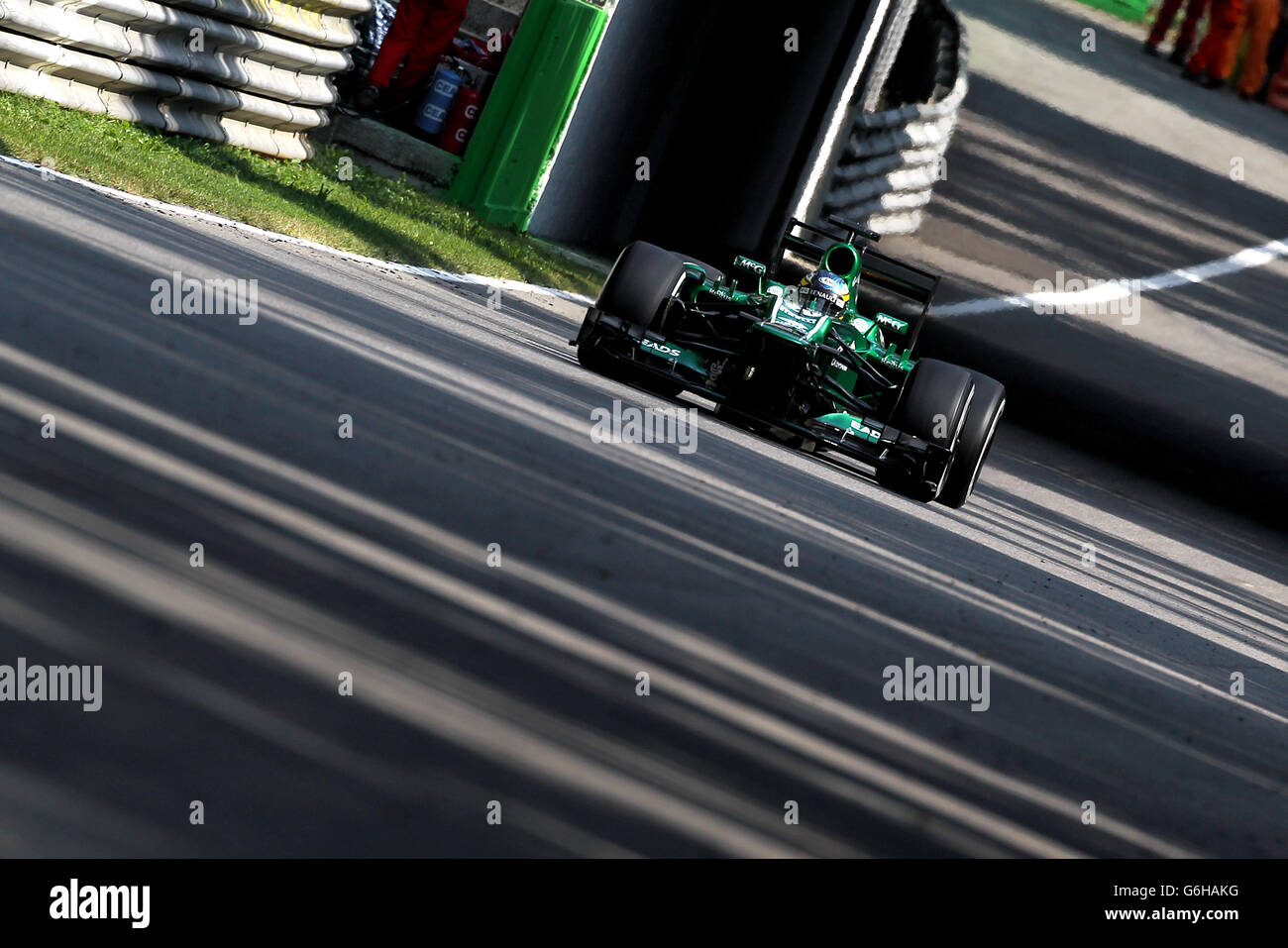 Carreras de Fórmula Uno - Gran Premio Italiano 2013 - Día de Calificación - Autodromo di Monza. Charles Pic, Caterham Foto de stock