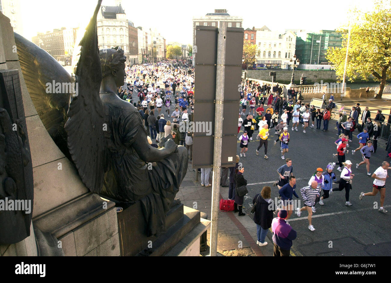 Maratón de Dublín Foto de stock