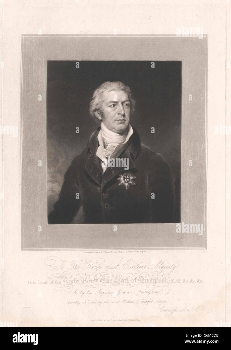 Jenkinson, 2. Earl de Liverpool, Robert Banks Foto de stock