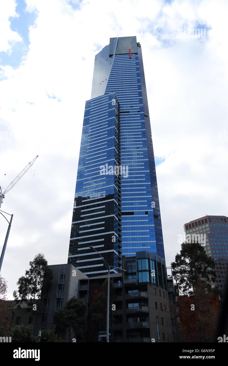 Torre Eureka de Melbourne, Victoria, Australia Foto de stock