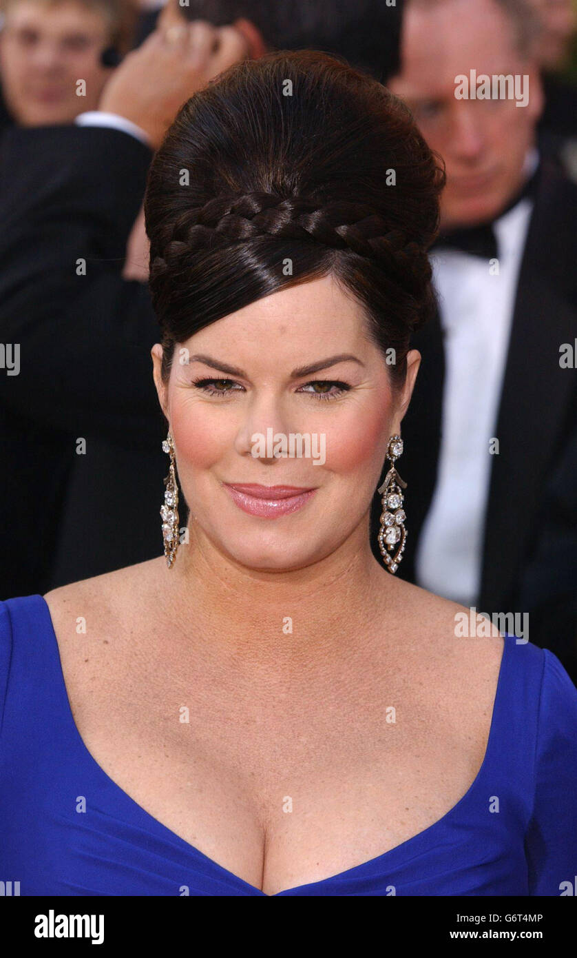 Marcia Gay Harden Oscars 2004 Foto de stock