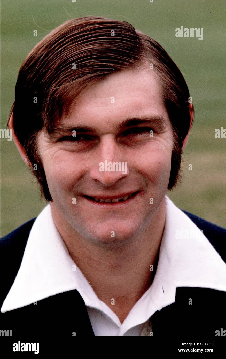 Chris Old Yorkshire. Chris Old, cricketer de Yorkshire, temporada 1979. Foto de stock
