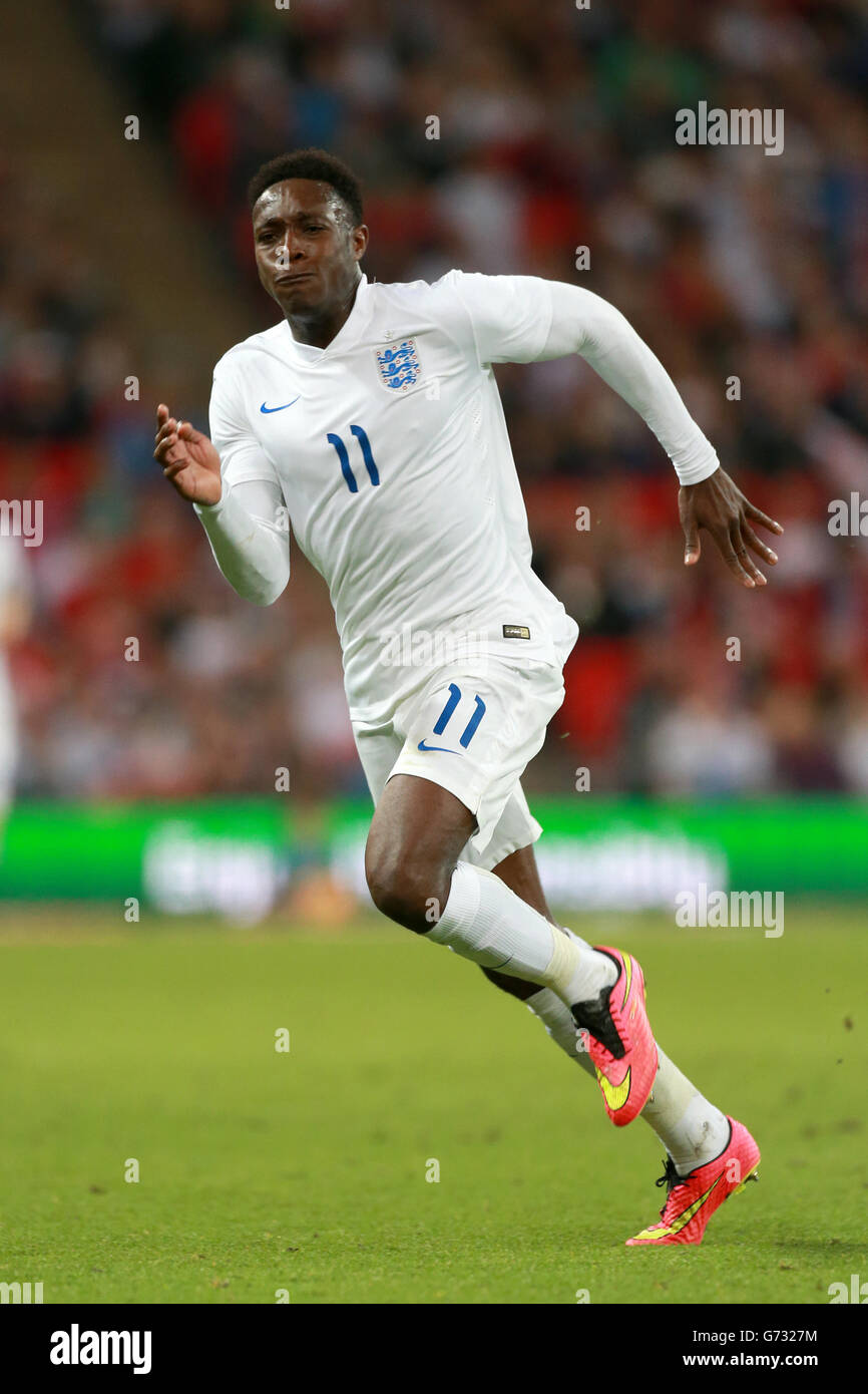 Fútbol - Copa Mundial 2014 - Friendly - England contra Peru - Estadio Wembley. Danny Welbeck de Inglaterra en acción Foto de stock