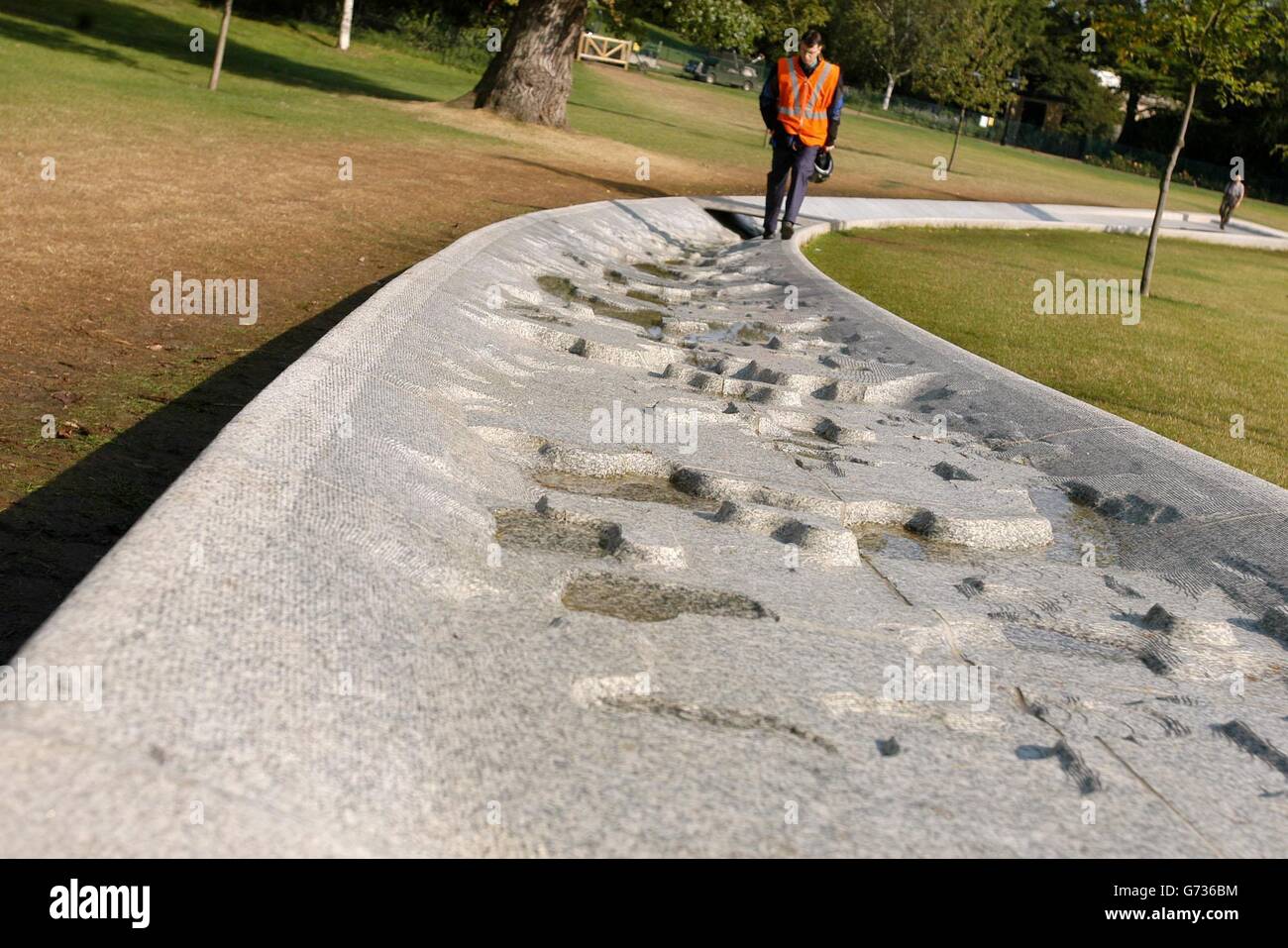 Diana Memorial trabaja en cascada Foto de stock