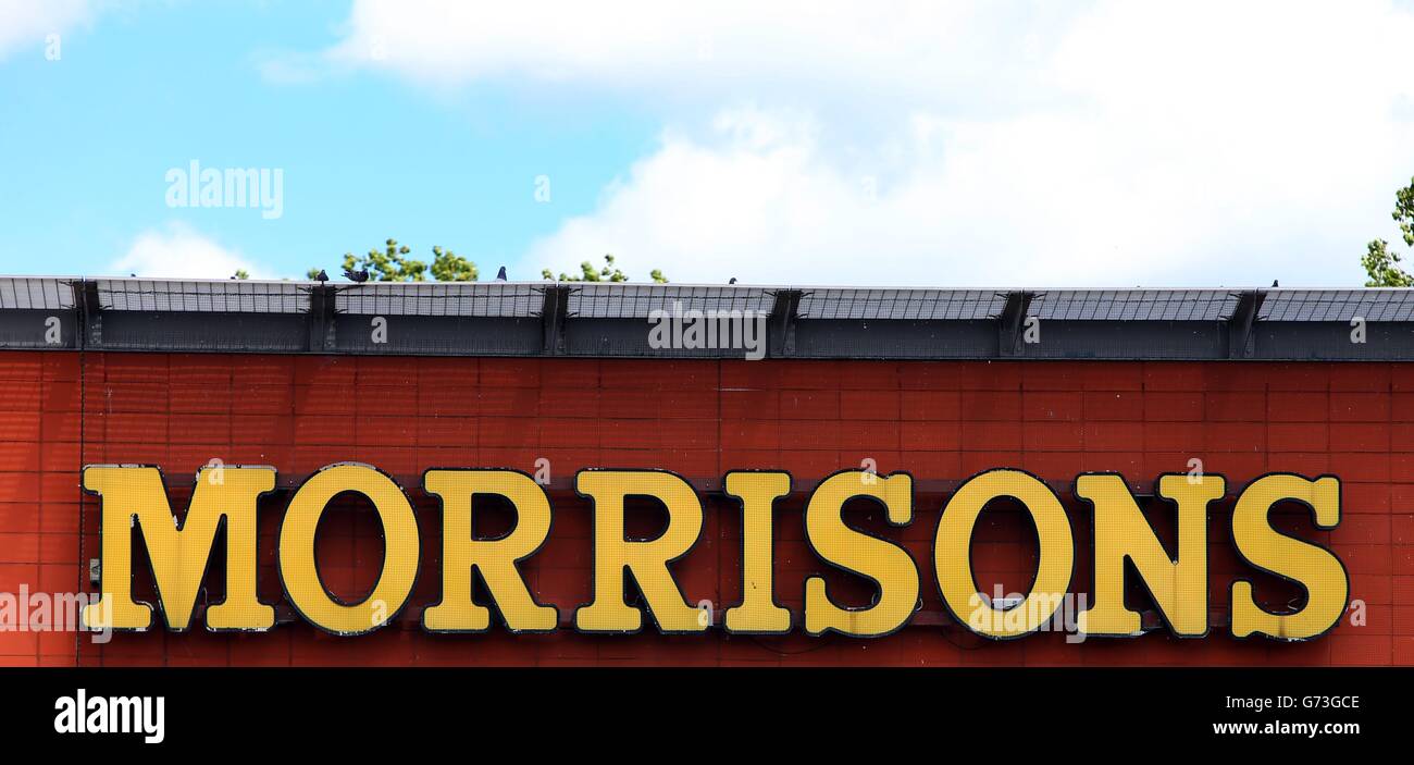 Morrisons supermercado en belle vale fotografías e imágenes de alta