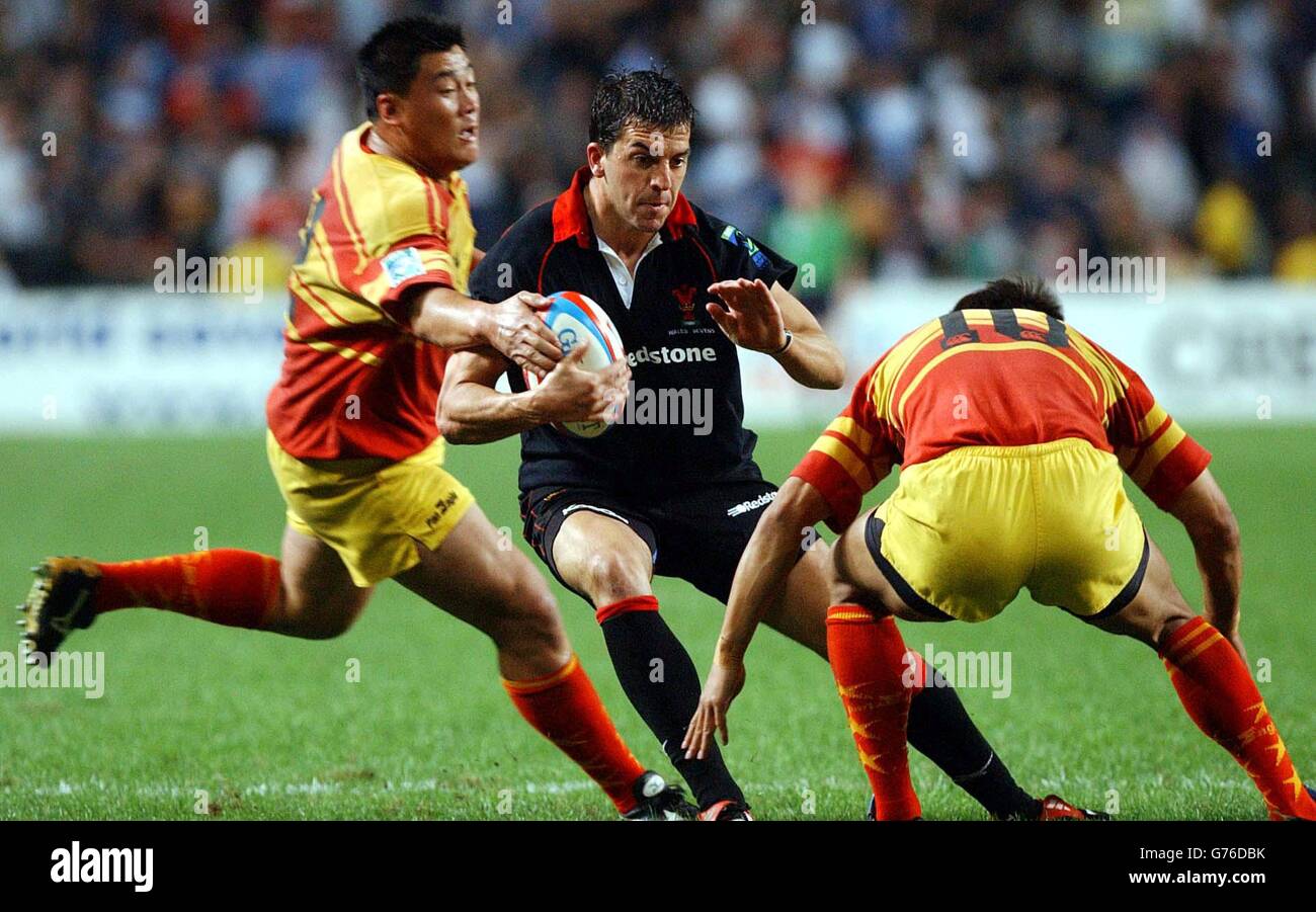 Gales - Hong Kong Rugby Sevens Foto de stock