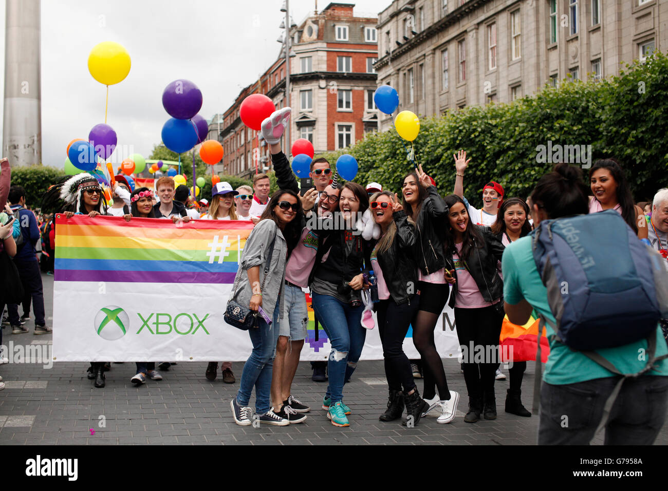 Dublín, Irlanda, en 2016, el Desfile del Orgullo Gay, Derechos Humanos,  Política LGBT, Marzo, Celebración Fotografía de stock - Alamy
