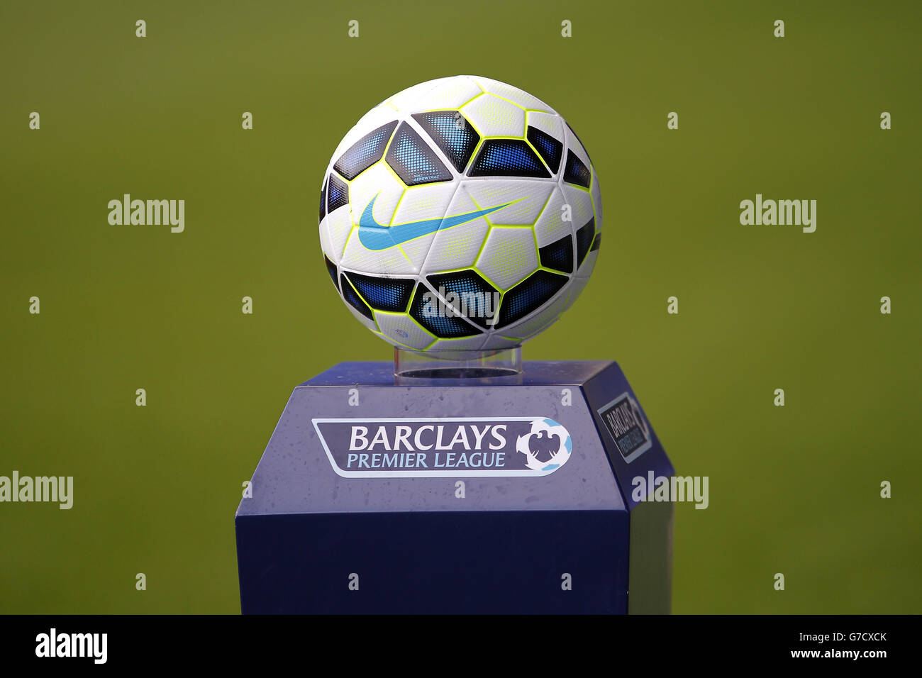 Detalle del balón oficial de la Barclays Premier League Fotografía de stock  - Alamy