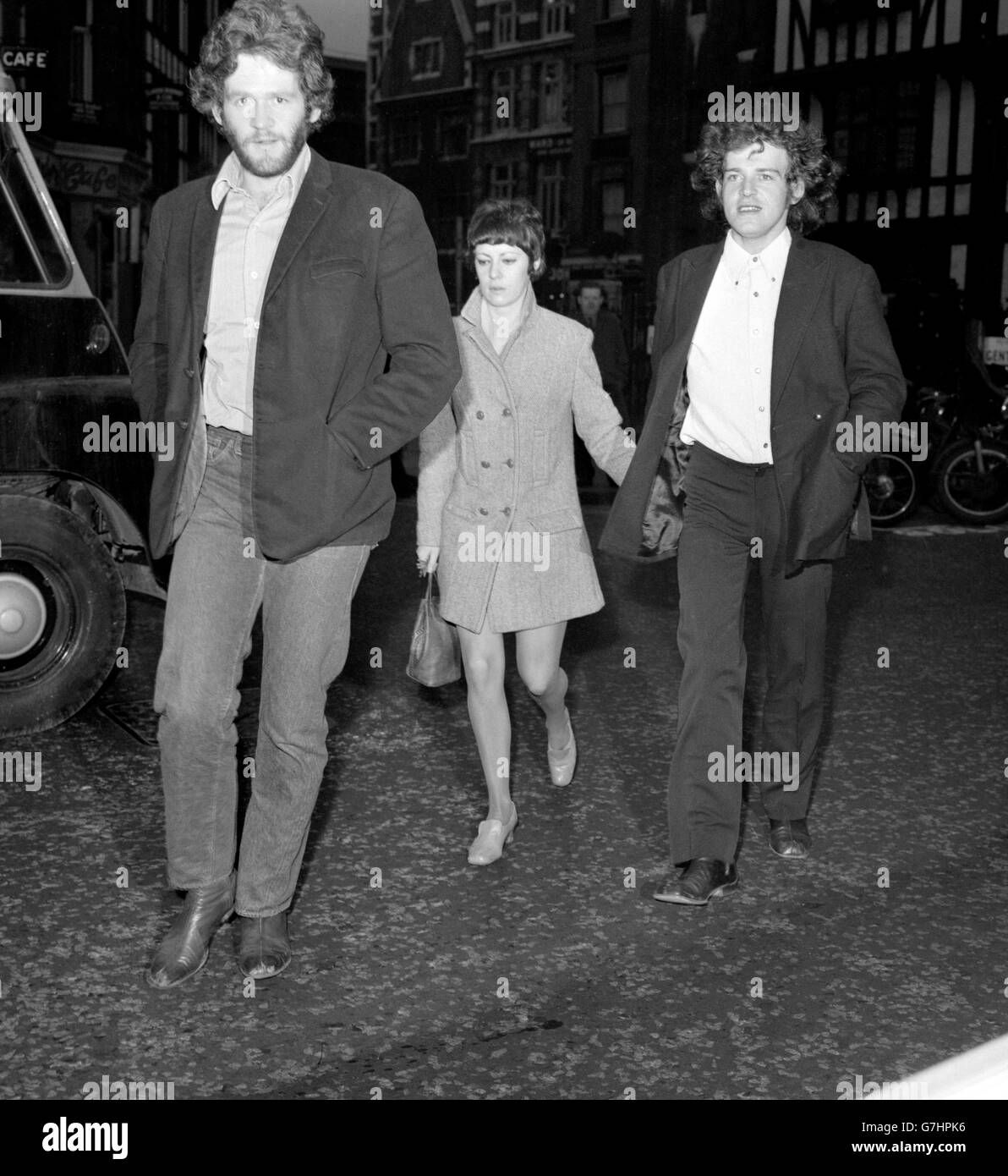 El cantante de Blues Joe Cocker, de 24 años, en Londres, cuando él y su