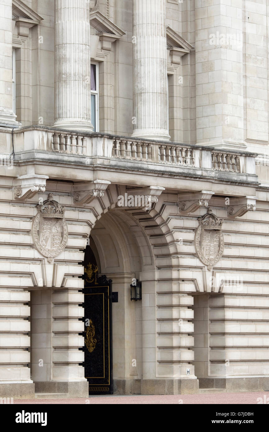 El Palacio de Buckingham, Londres, Inglaterra, Reino Unido. Foto de stock