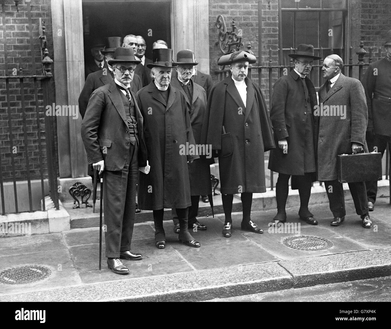 Política - Ramsay MacDonald - 10 de Downing Street, Londres Foto de stock