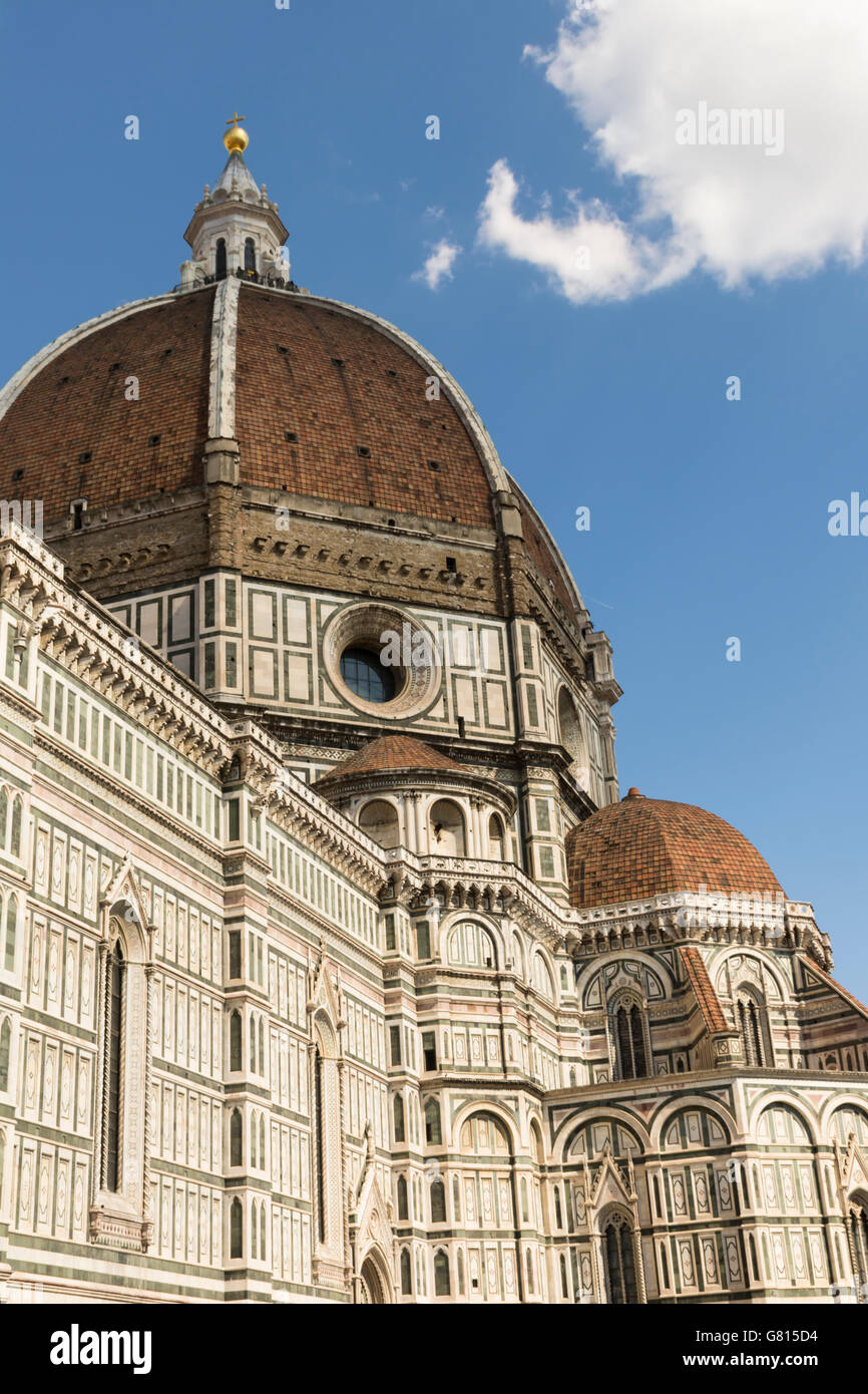 La Catedral de Florencia, la Basílica di Santa Maria del Fiore, Italia Foto de stock