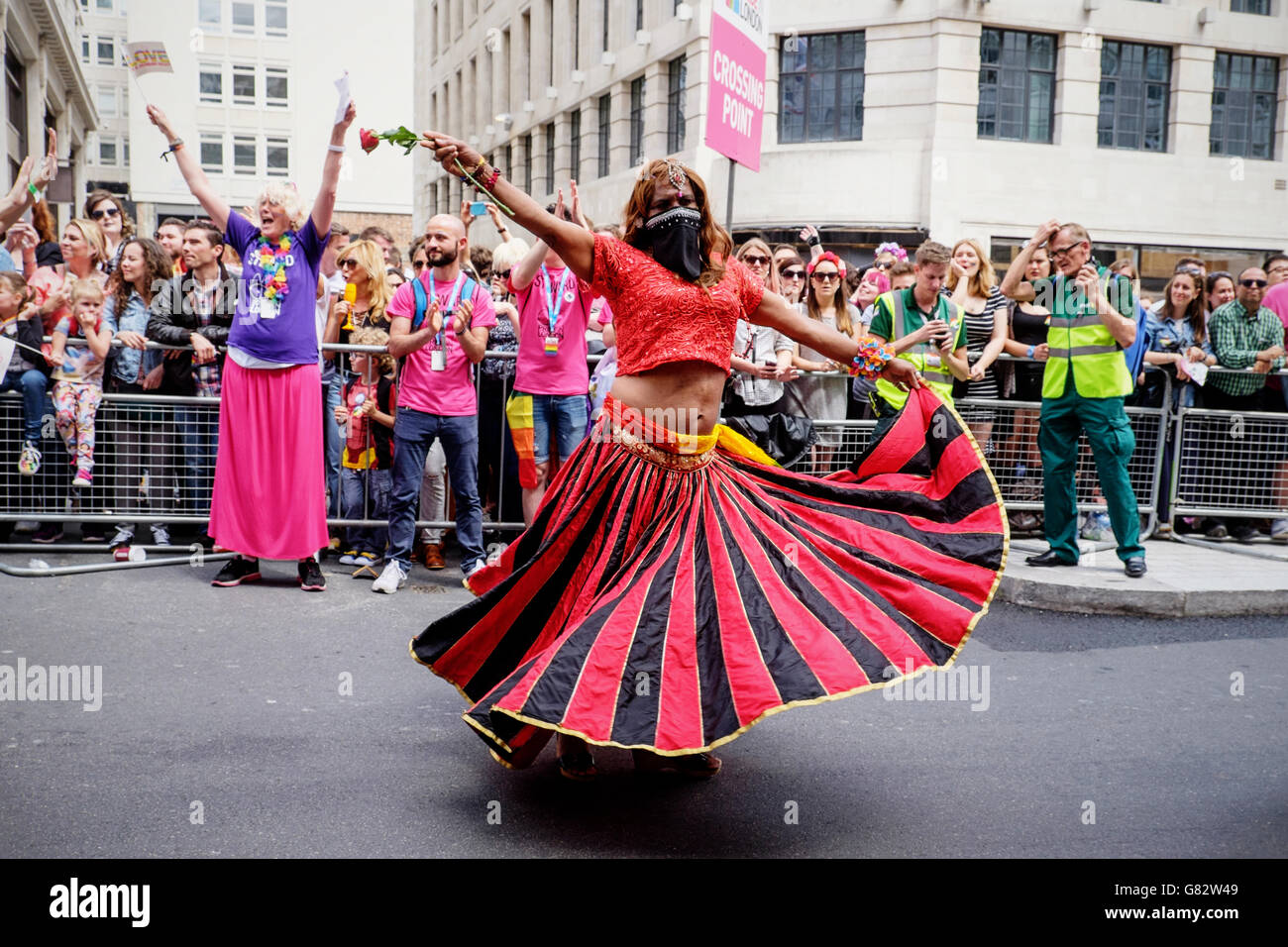 Orgullo Gay de Londres 2016 Foto de stock