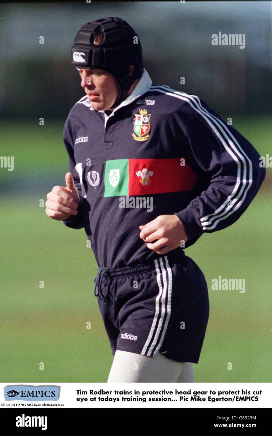 Rugby ...British Lions Tour a Sudáfrica ... British Lions formación en East London Foto de stock