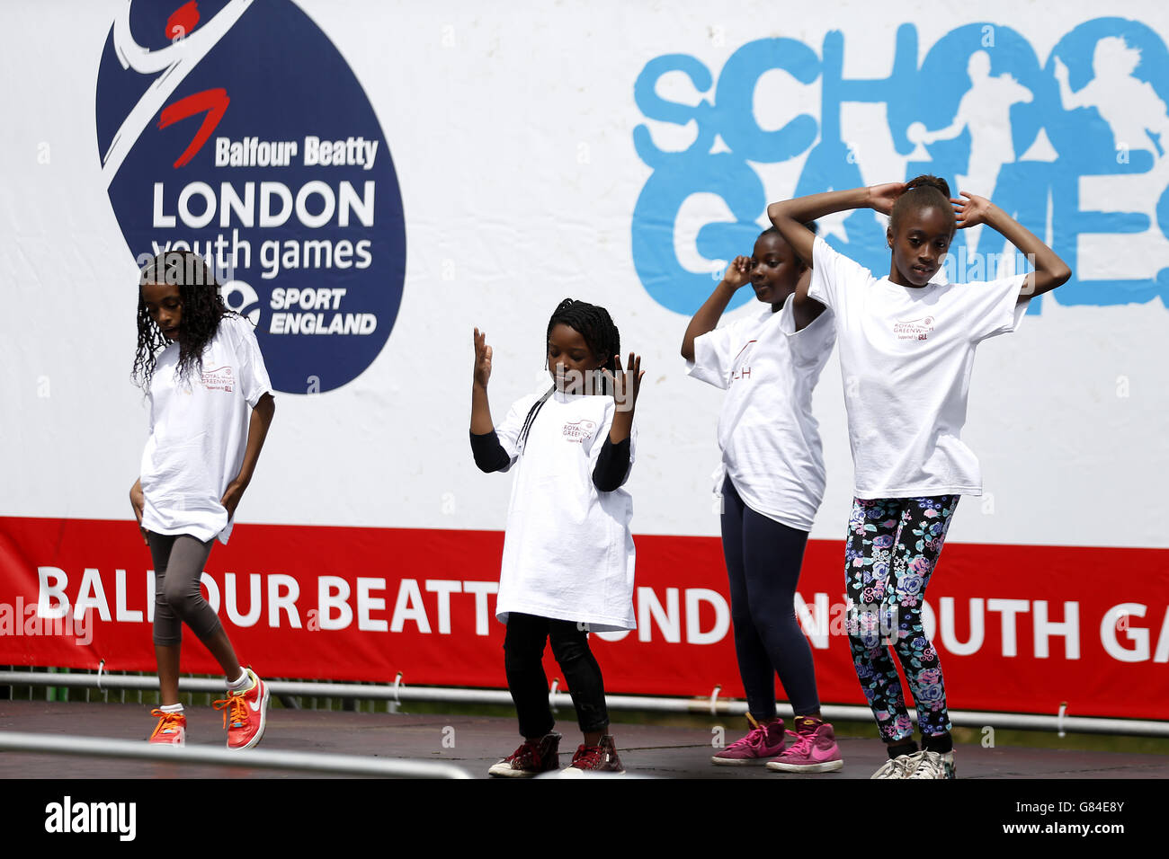 Atletismo - 2015 Londres los juegos juveniles - Día 4 - Crystal Palace Foto de stock