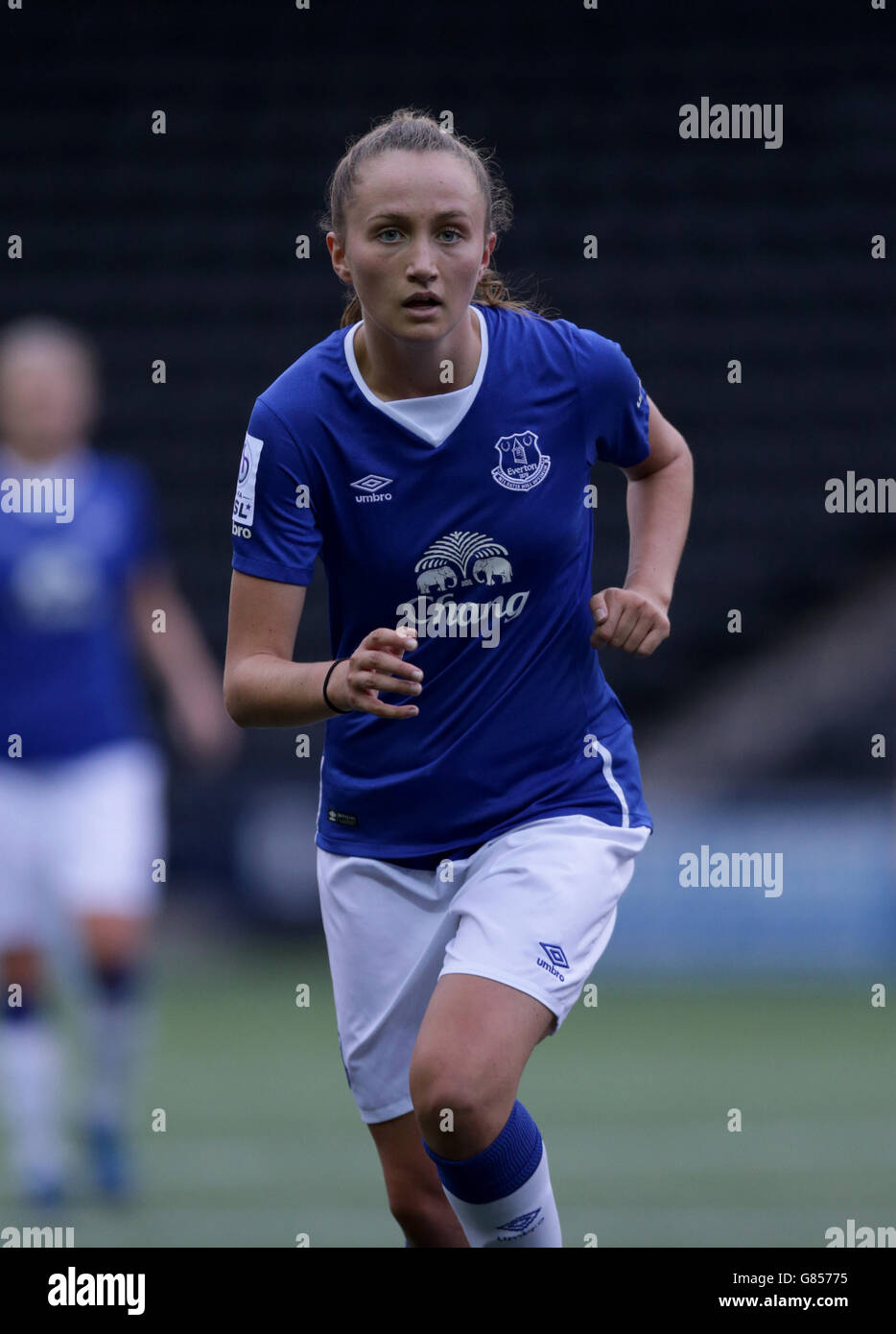 Fútbol - Mujer FA Super Liga Copa Continental - Grupo dos señoras Everton - Liverpool v señoras - Seleccione Seguridad Stadium Foto de stock