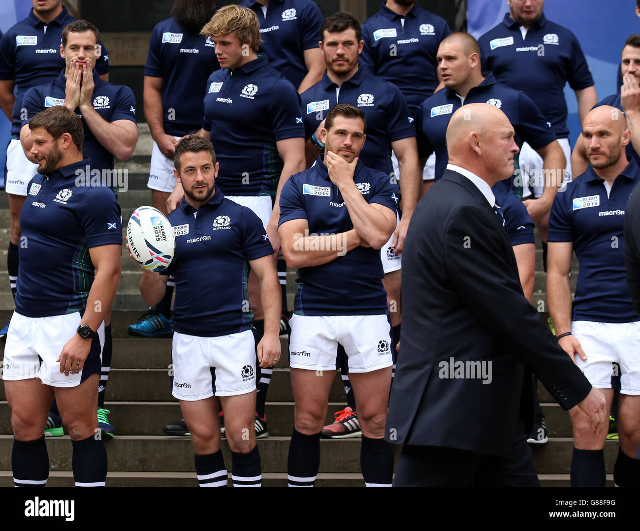 Anuncio de la plantilla de la copa del mundo de rugby de escocia