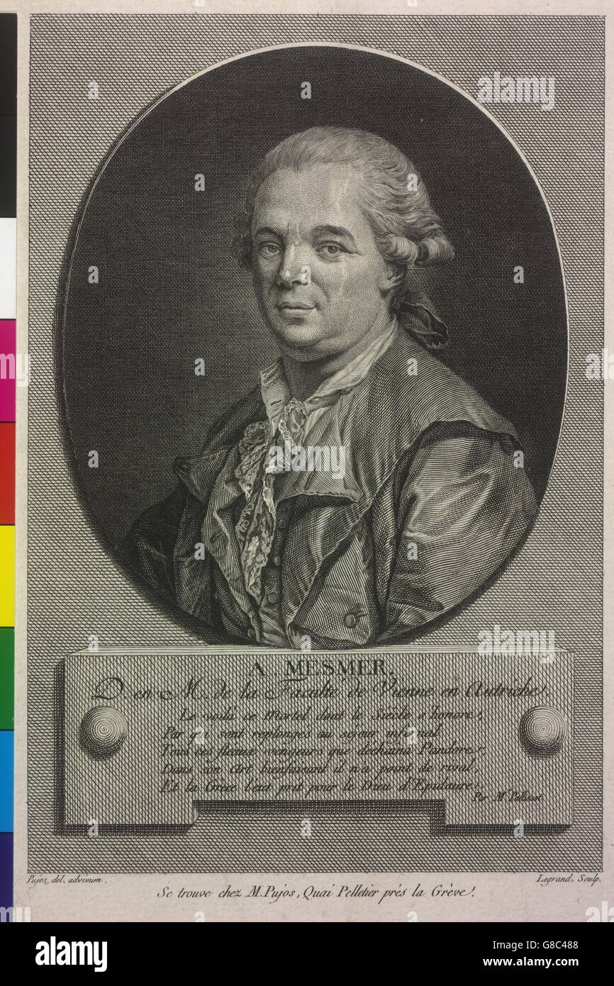 Franz Anton Mesmer, Foto de stock