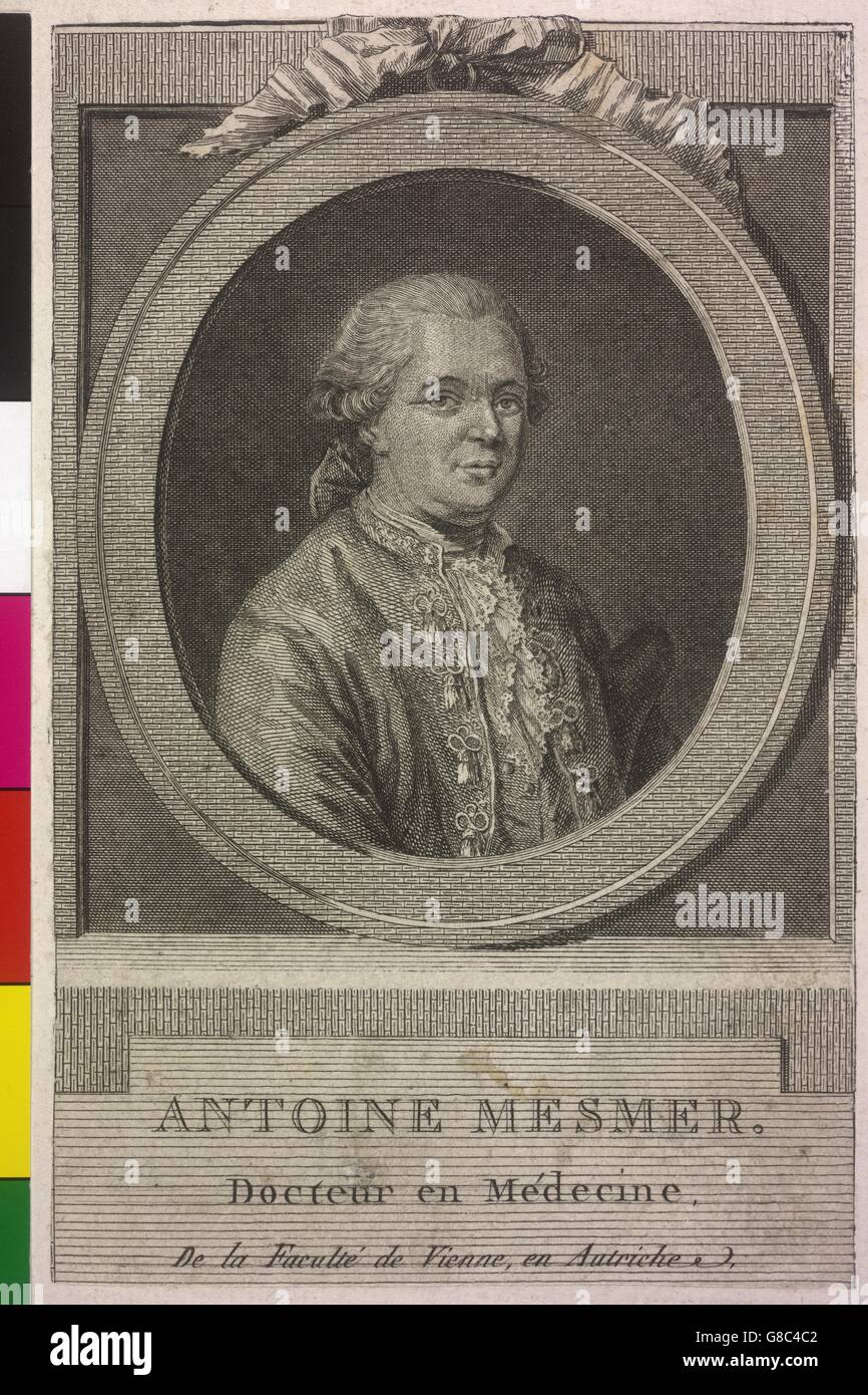 Franz Anton Mesmer, Foto de stock