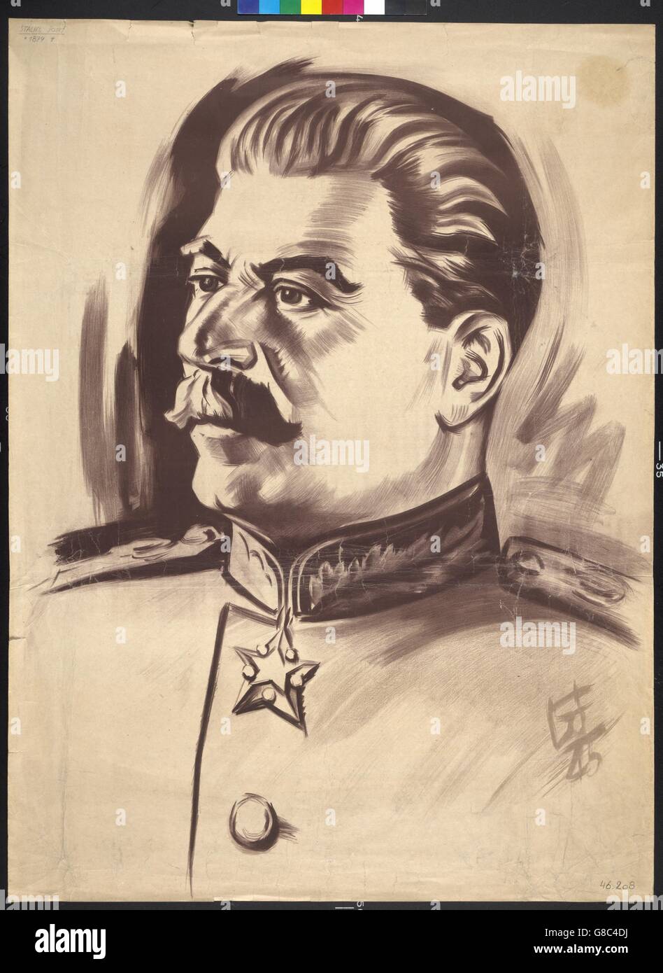 Stalin, Josef Wissarionowitsch Foto de stock