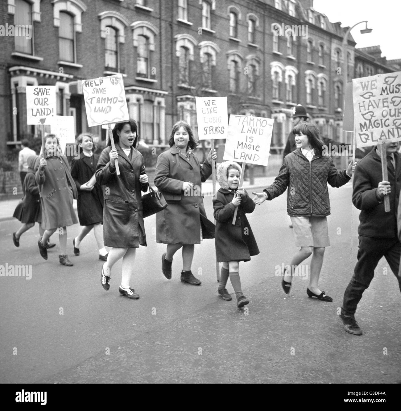 Cuestiones sociales - Protesta Tammoland - Londres Foto de stock