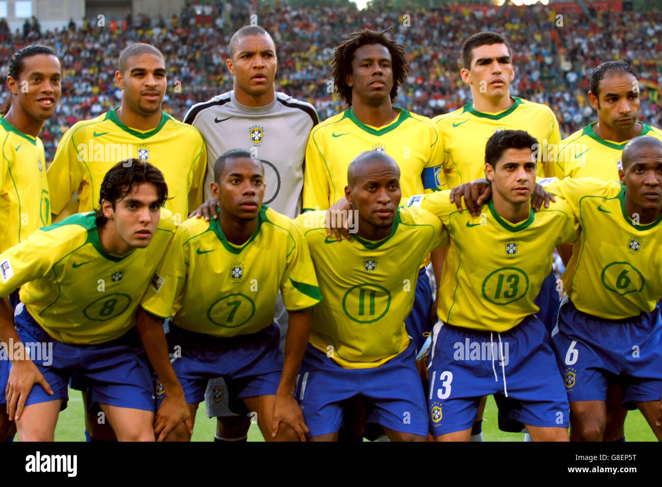 Futbol Copa Confederaciones 2005 Grupo B Mexico V Brasil Estadio De La Copa Del Mundo De Hannover Fotografia De Stock Alamy