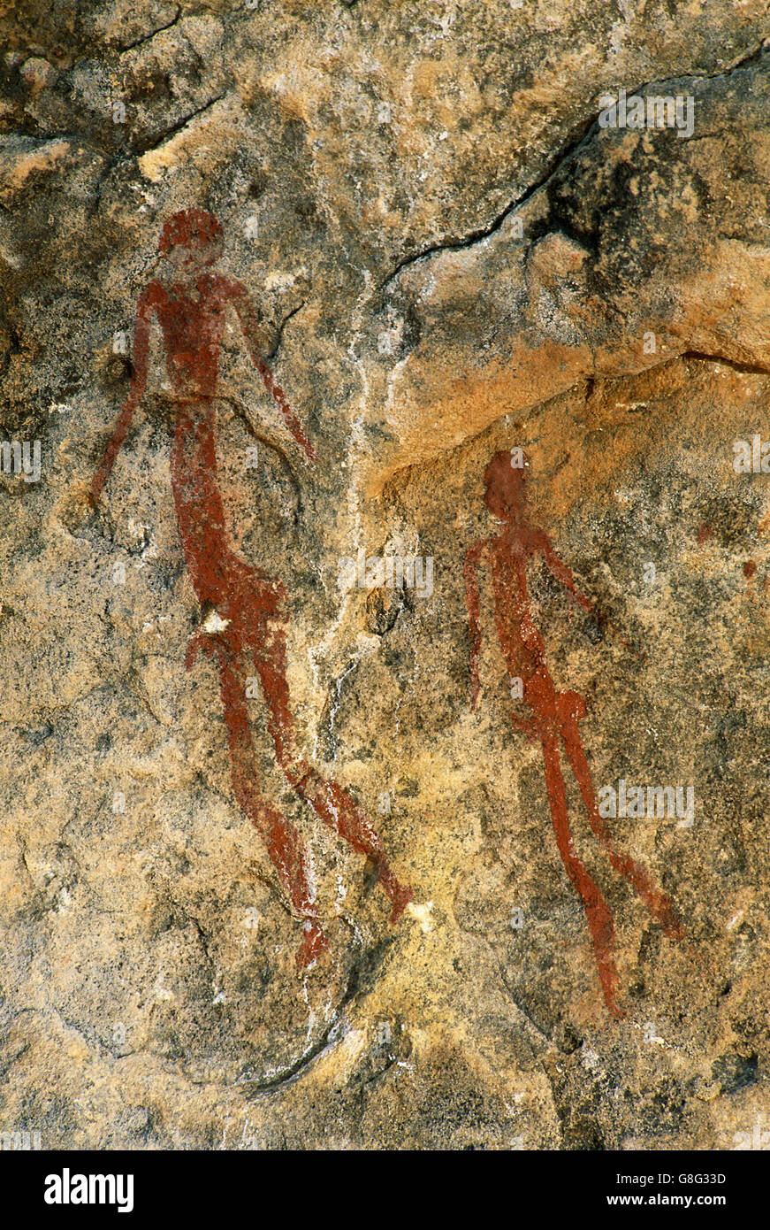 San Bosquimanos cueva de pinturas de arte rupestre, Reino de Mapungubwe,  Limpopo, Sudáfrica Fotografía de stock - Alamy