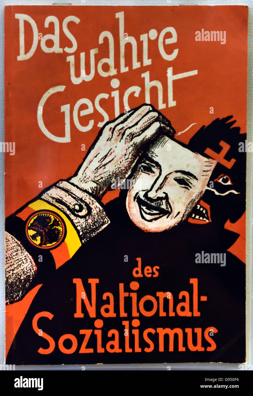 Das wahre Gesicht des Sozialismus nación - el verdadero rostro del Nacional Socialismo Otto Horsing 1874-1937 Berlin Alemania Nazi Foto de stock