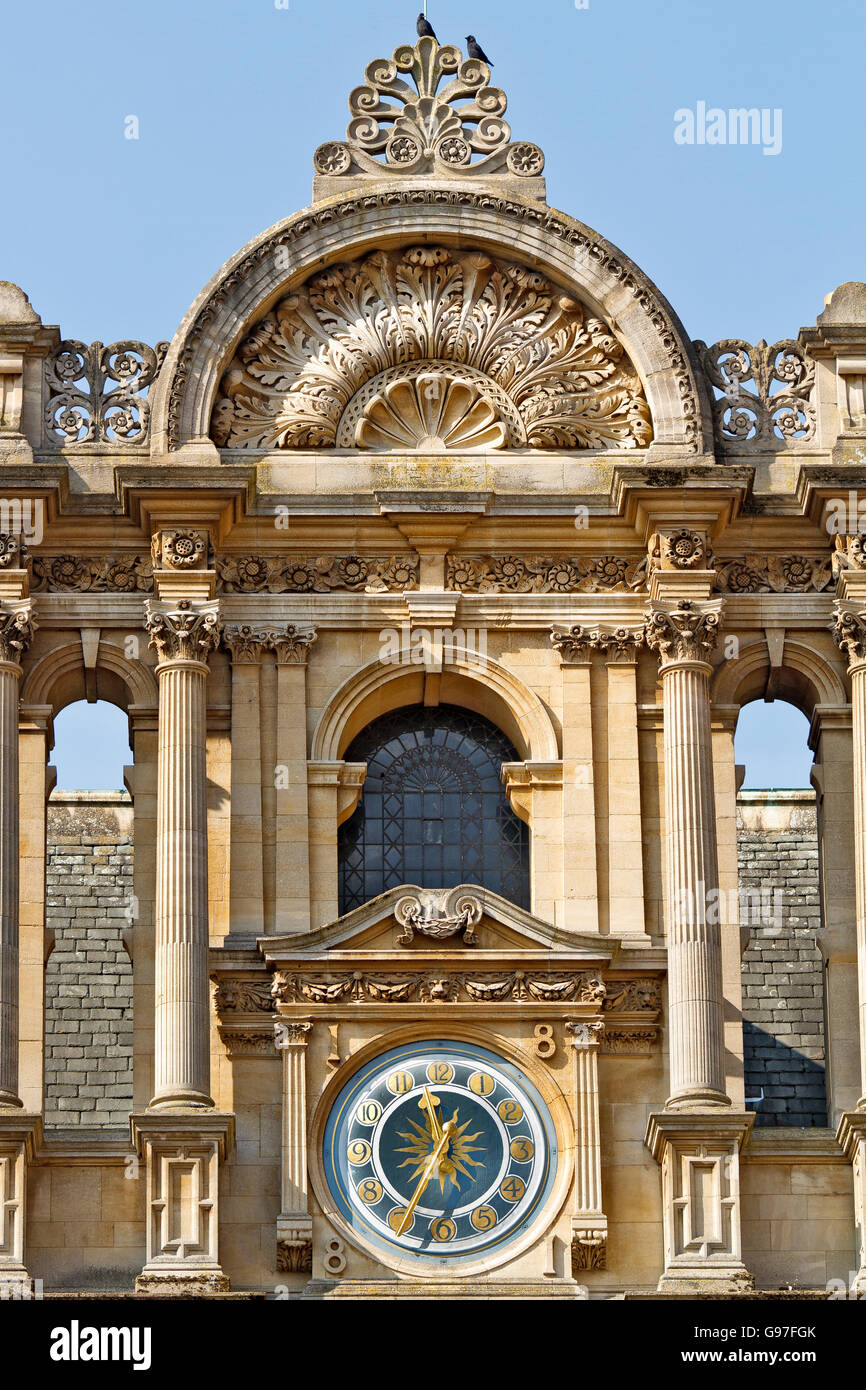 Examen de Oxford en el Reino Unido las escuelas Torre del Reloj Foto de stock