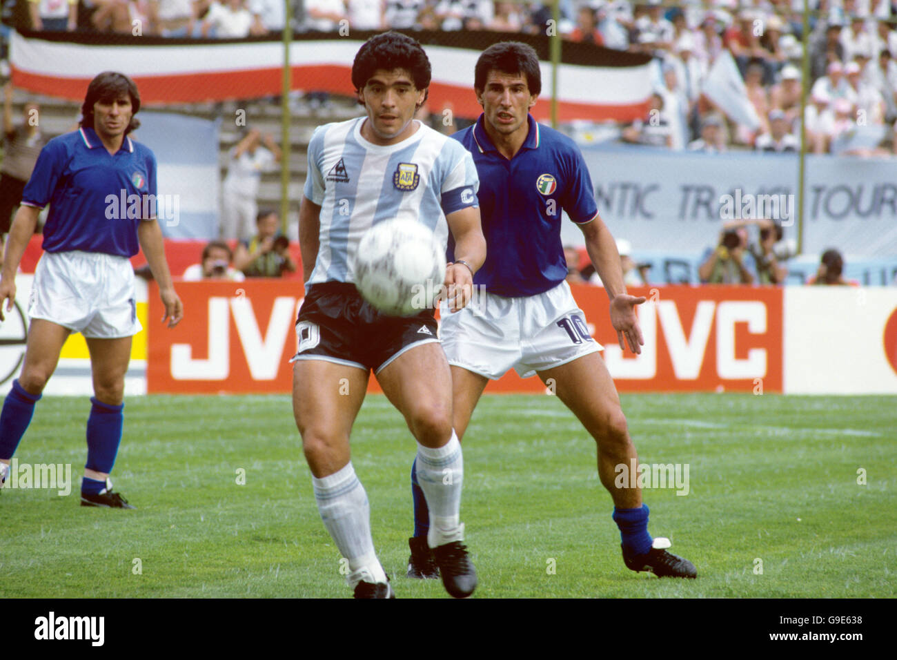 Fútbol Copa del Mundo Mexico 1986 Grupo A Argentina v Italia