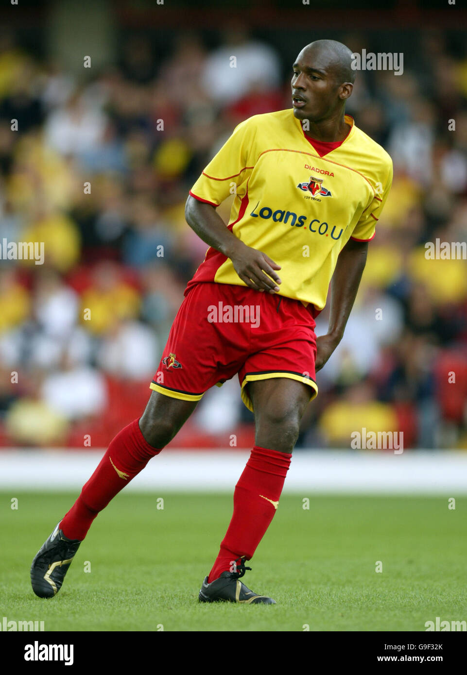 Fútbol - Friendly - Watford v Chievo Verona - Vicarage Road Stadium. Damien Francis de Watford contra Chievo Verona. Foto de stock