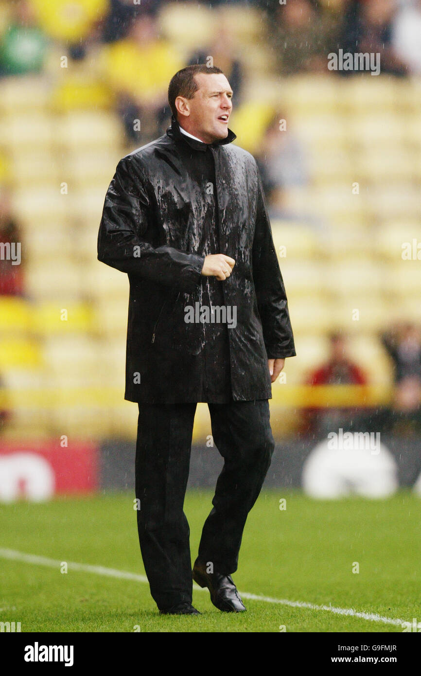 Fútbol - Friendly - Watford v Chievo Verona - Vicarage Road Stadium. Aidy Boothroyd, gerente de Watford Foto de stock