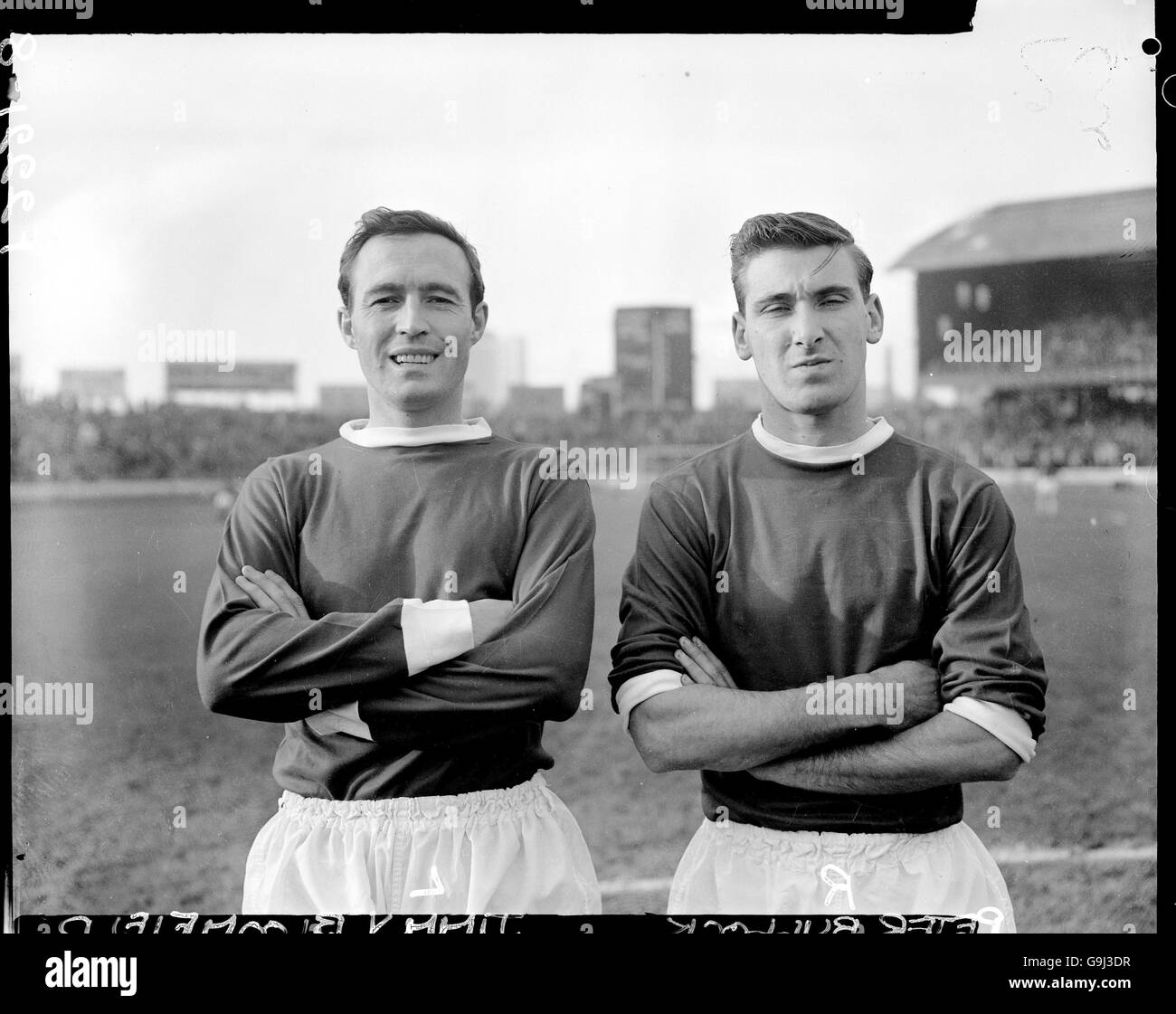 L-R) Jimmy Bloomfield y Peter Bullock, Birmingham City Fotografía de stock  - Alamy