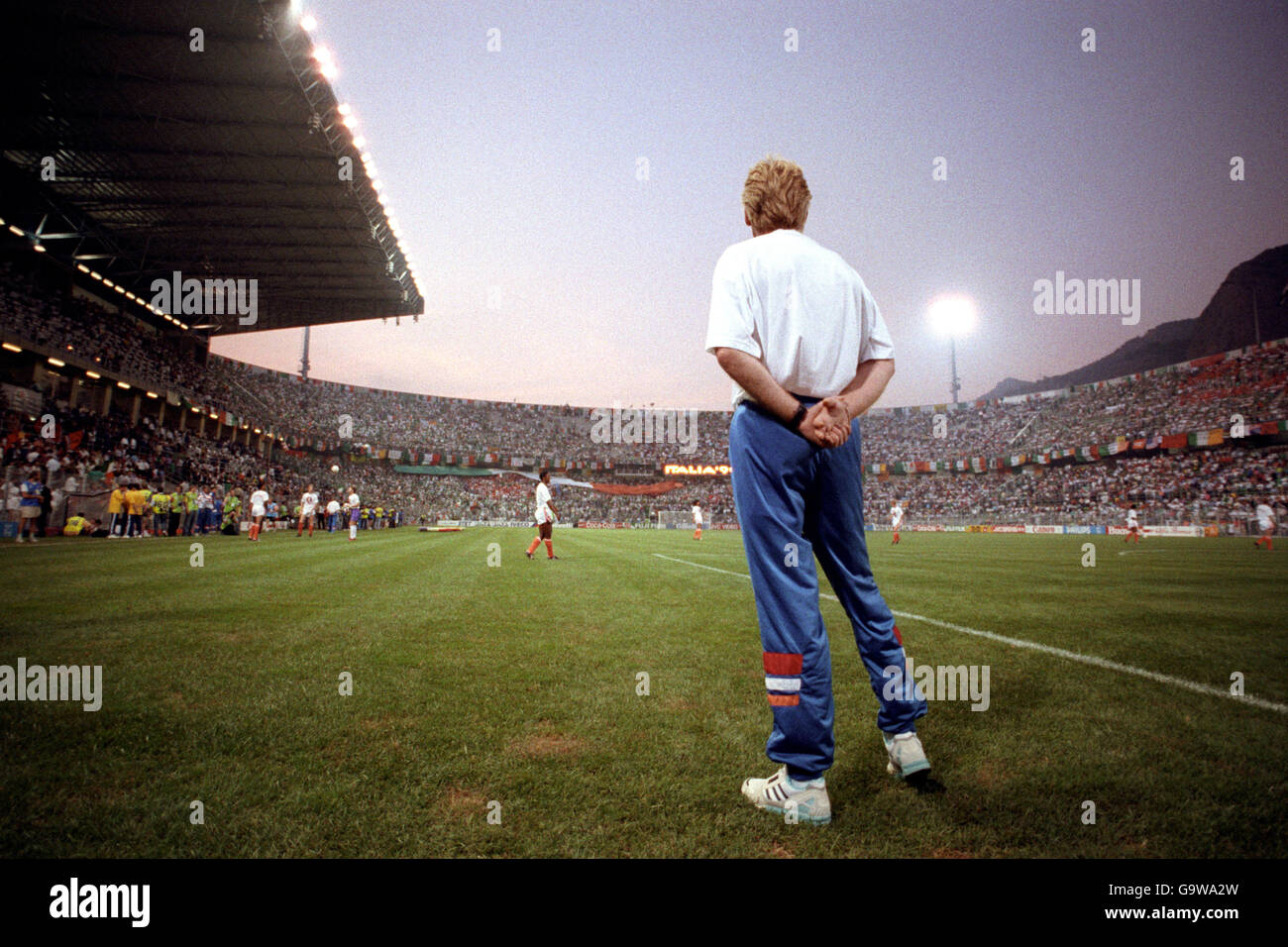 Fútbol - World Cup Italia 90 - Grupo F - Países Bajos - Irlanda - Stadio  della Favorita de Palermo, estadio Fotografía de stock - Alamy