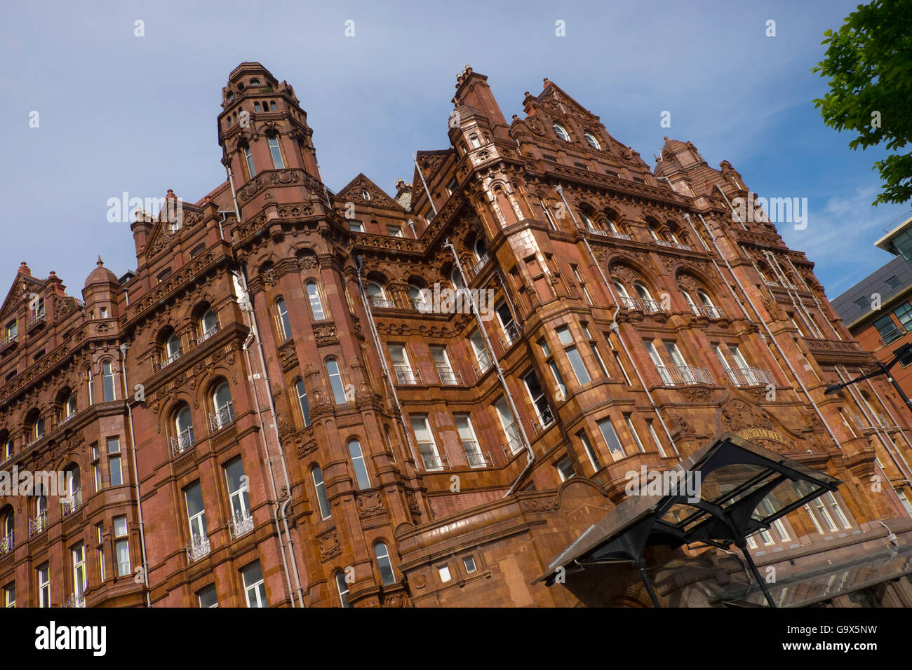 El Midland Hotel Manchester Foto de stock