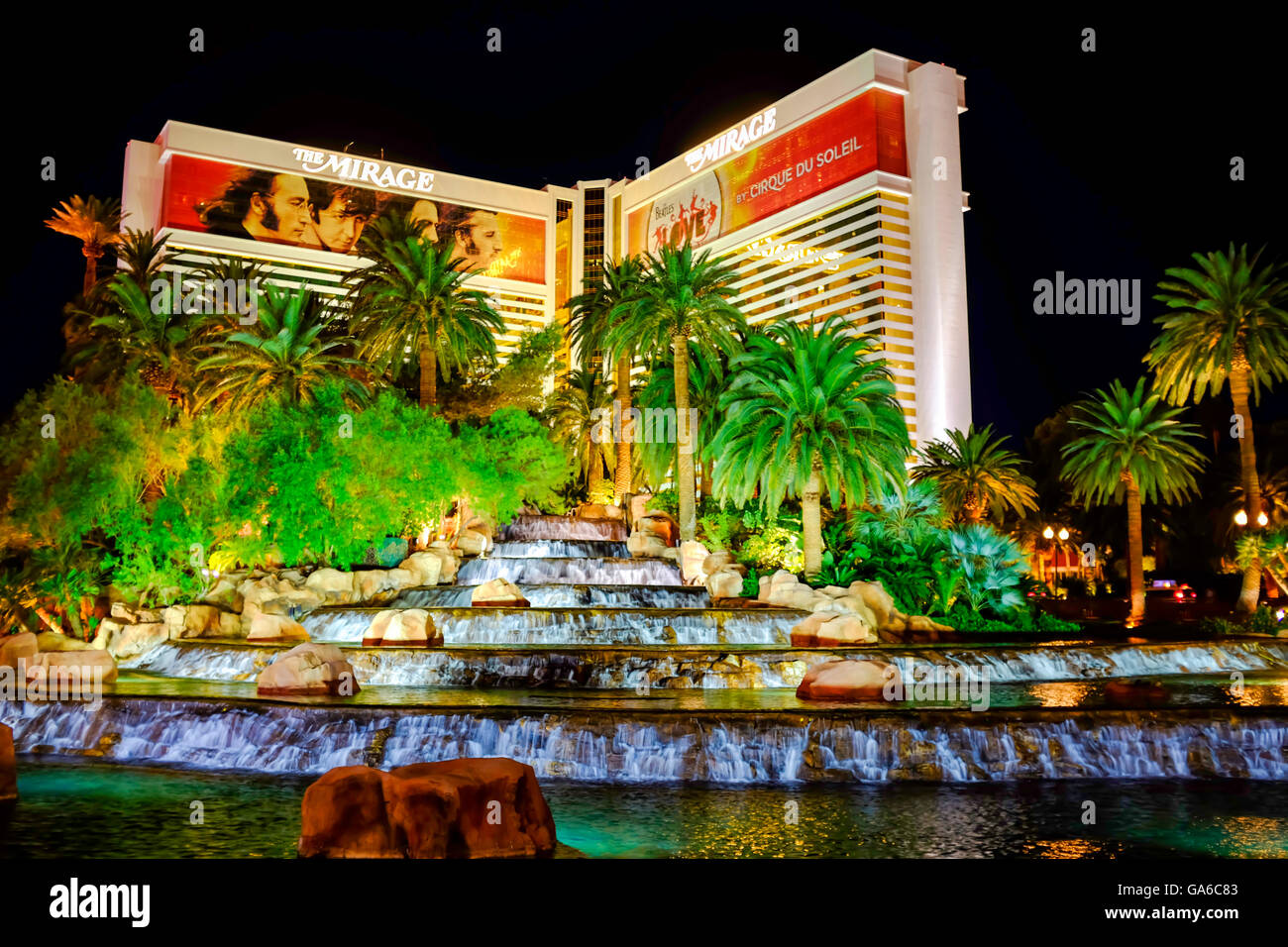 La Mirage Hotel and Casino, Las Vegas Foto de stock