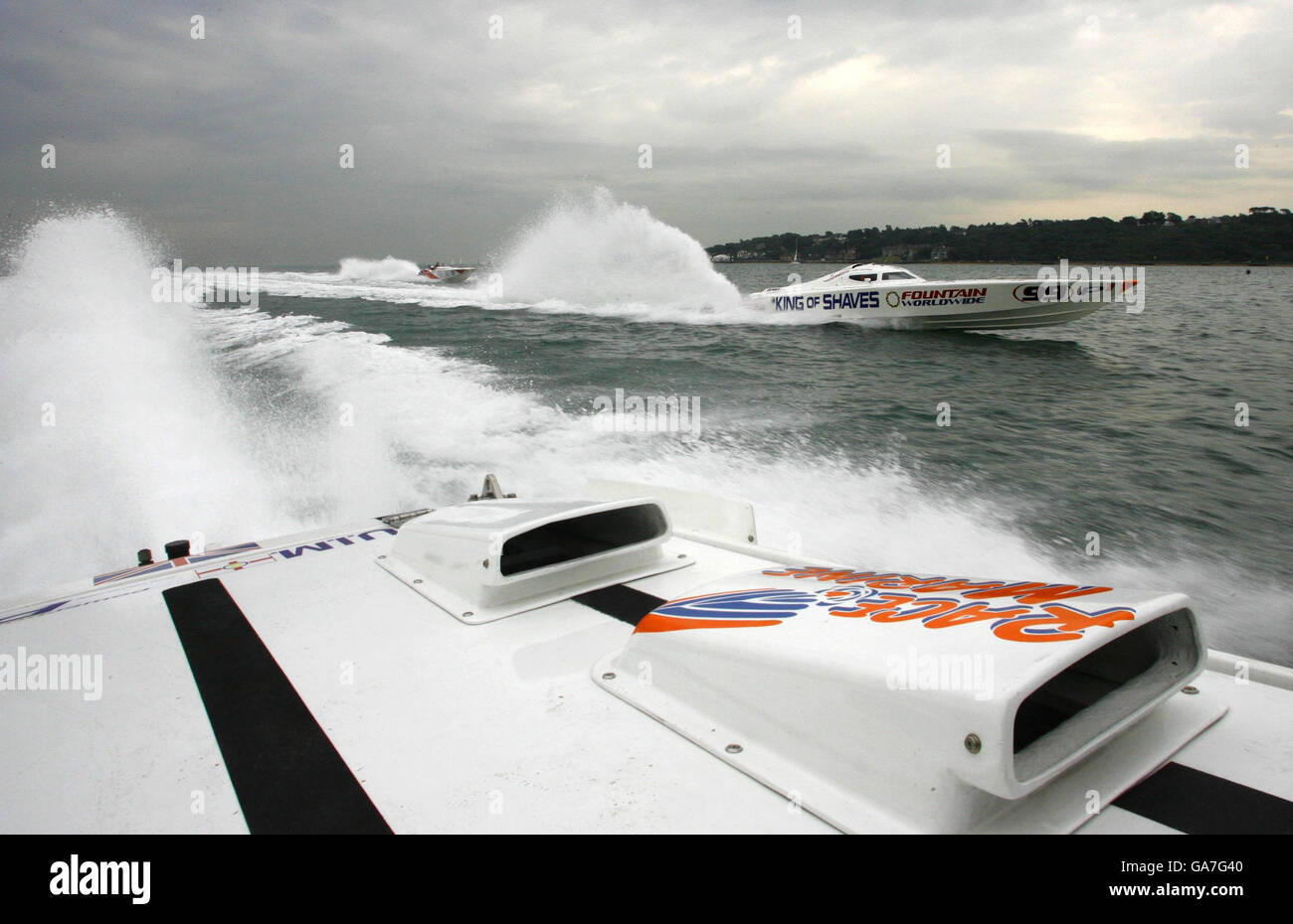 British Grand Prix del mar Foto de stock