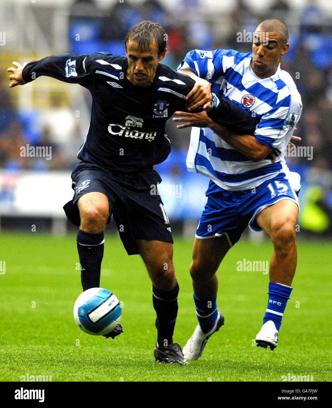 Fútbol - Barclays Premier League - Lectura v Everton - Estadio Madejski Foto de stock