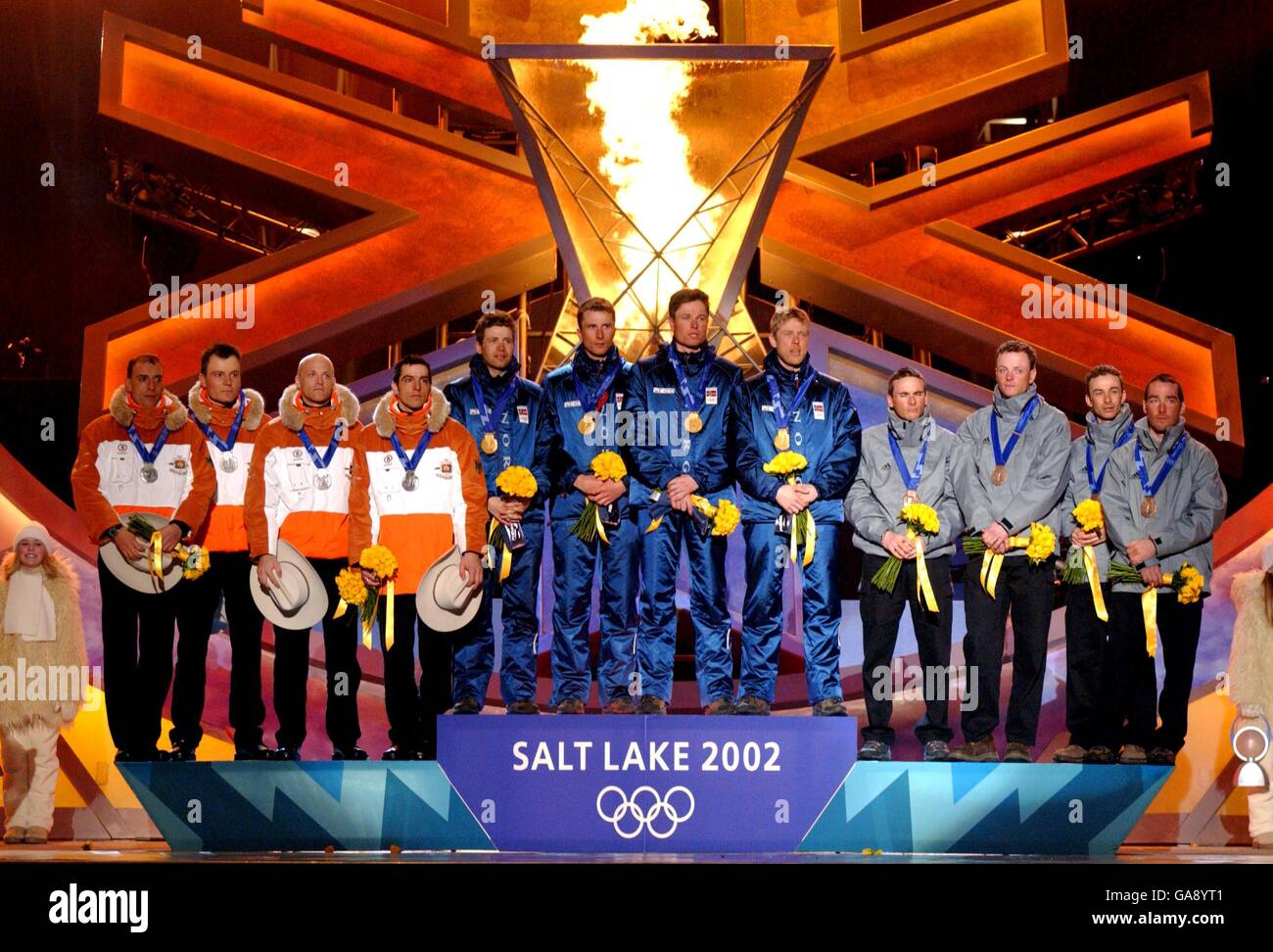 Los Juegos Olímpicos de Invierno en Salt Lake City 2002 Ceremonia