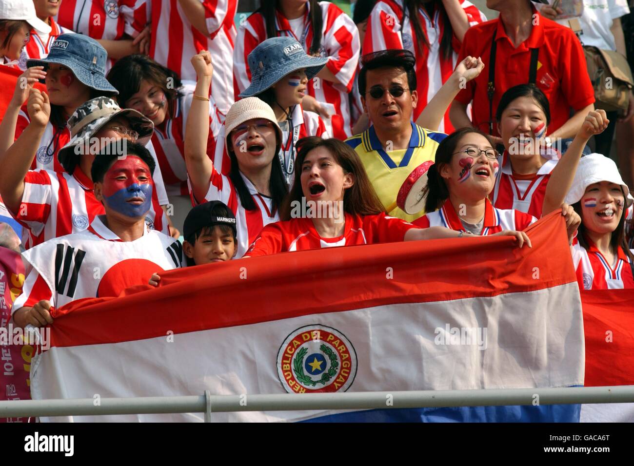 Bandera de paraguay españa fotografías e imágenes de alta resolución