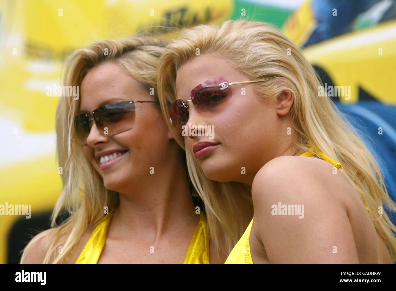 Fórmula Uno - Gran Premio Europeo - Nurburgring. Chicas jordan Fotografía  de stock - Alamy