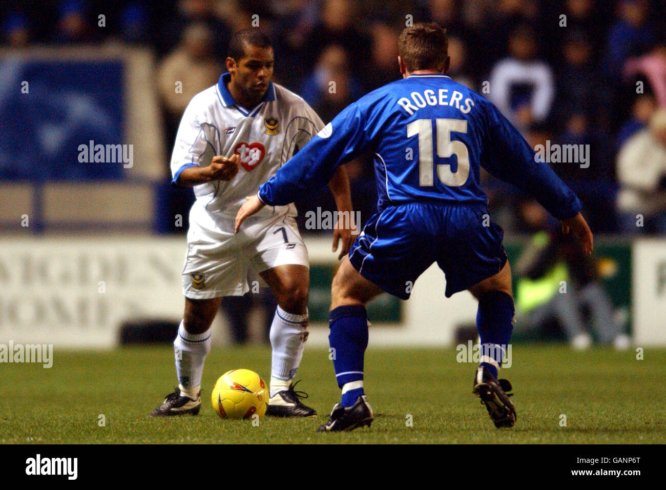 División de la Liga Nacional de Fútbol - Uno - Leicester City v Portsmouth Foto de stock
