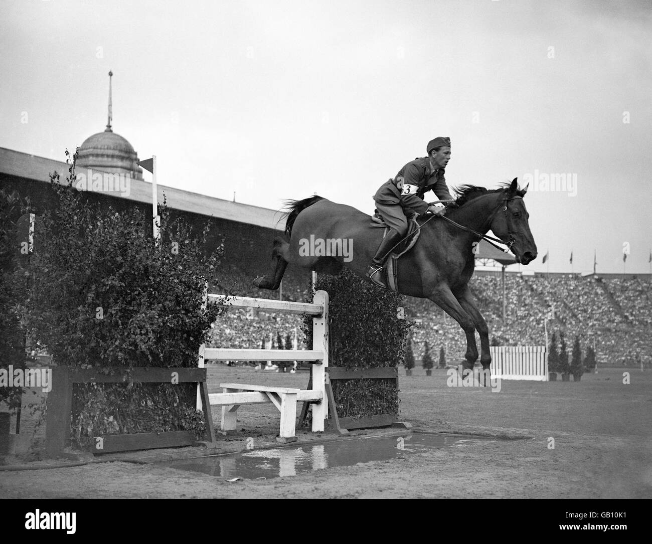 Juegos Olímpicos de Londres 1948 - Equitación - Empire - Wembley Stadium Foto de stock