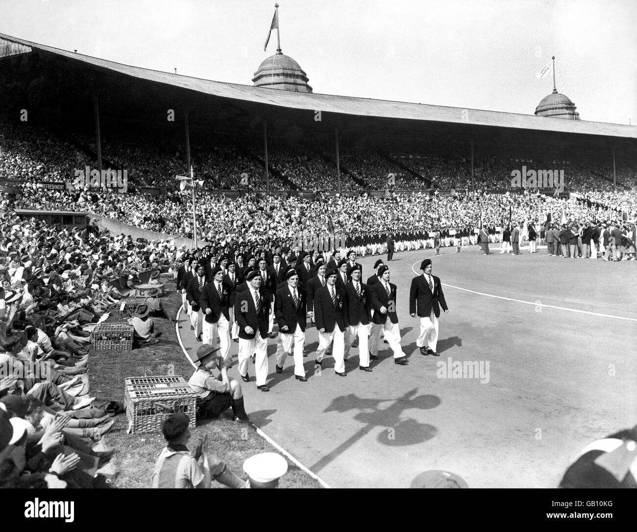 Juegos Olímpicos de Londres 1948 Ceremonia de Apertura Wembley. El