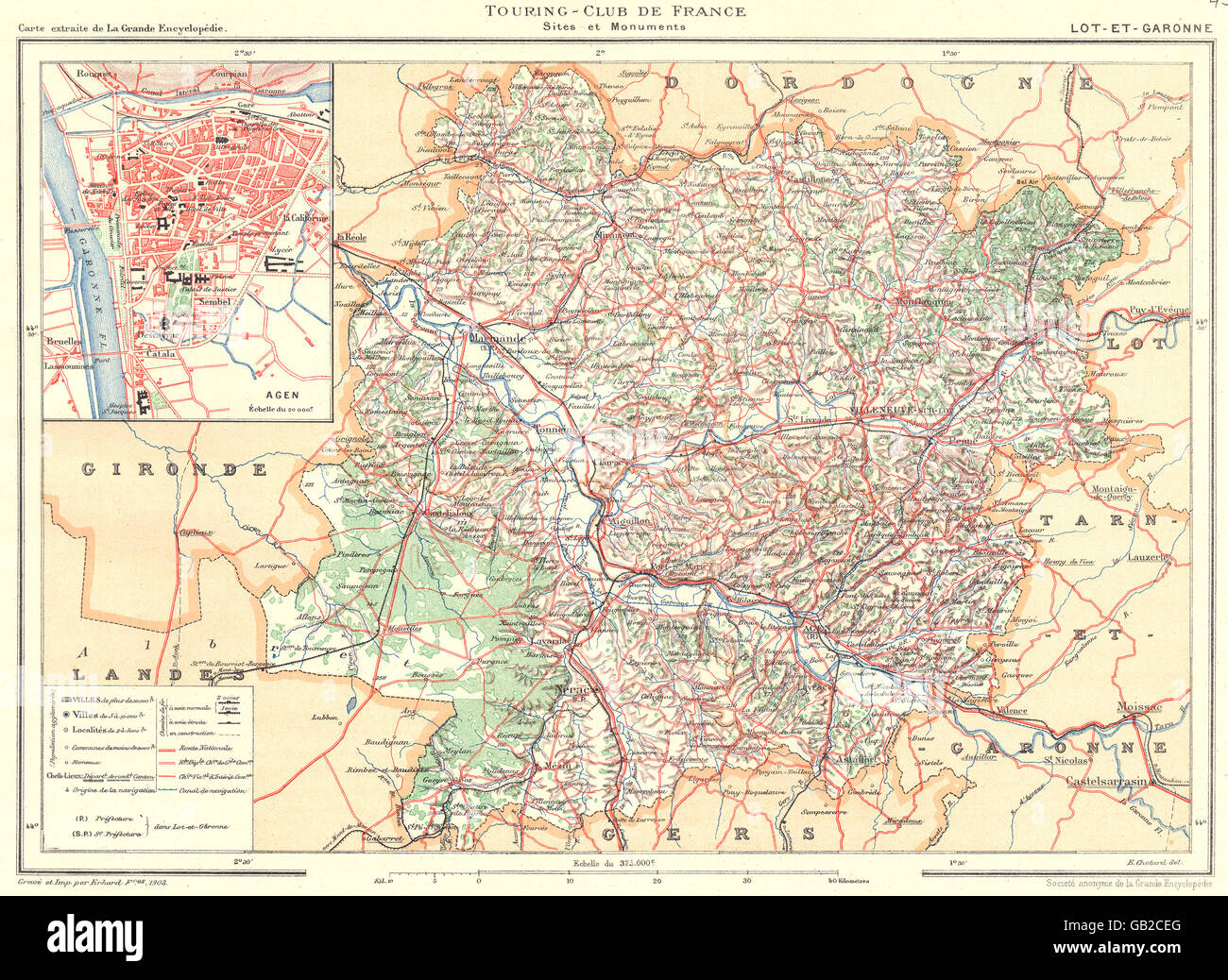 Lot Et Garonne Map Lot Et Garonne Map Fotos E Imágenes De Stock - Alamy