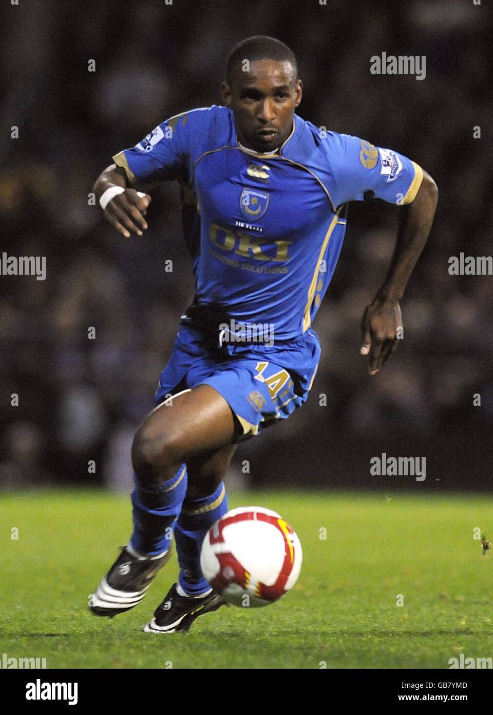Fútbol - Barclays Premier League - Portsmouth v Fulham - Fratton Park. Jermain Defoe, Portsmouth Foto de stock